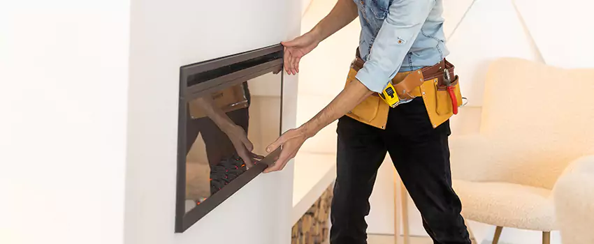 Metal Fireplace Installation in Ames, Iowa