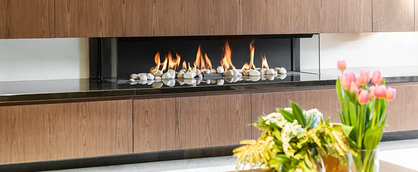 Double-height Fireplace Design Refurbishment in Ames, Iowa