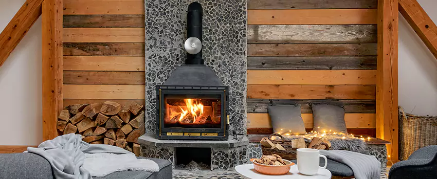 Thelin Hearth Products Direct Vent Gas Stove Fireplace Inspection in Ames, Iowa