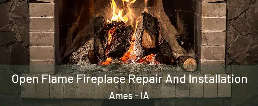  Open Flame Fireplace Repair And Installation Ames - IA